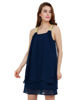 Right hand side view-Royal Blue Knee-Length Dress