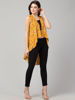 Right hand  side view-  Yellow-Orange Floral Shrug
