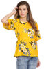Right hand  side view-  Mustard Yellow Top Women