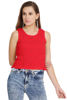 Front view -Women's Red Tank 