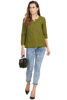 Olive Green Top Women's .bhfashion.in