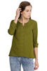 Front view -Olive Green Top Women's  