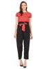 Red Geometric Jumpsuits .bhfashion.in