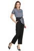 Right hand  side view-   Gray Jumpsuit Women