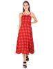 Red and Black Maxi Dress .bhfashion.in
