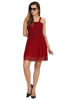 Women's Red Midi Dress  .bhfashion.in