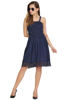 Women's Blue Midi Dresses  .bhfashion.in